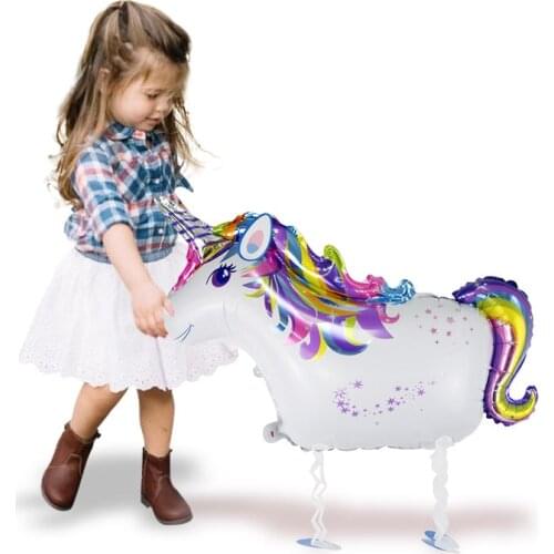 3D Cute Walking Animal Balloons Aluminum Foil Balloon For Wedding Balloon Decoration Baby Shower Birthday Party Decorations Kids