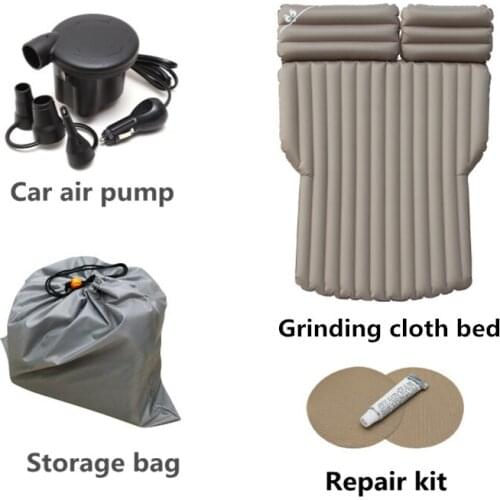 6/4 Flocking Fabric Car Travel Bed Inflatable Bed Mattress For Automobiles Sleeping On Their Own Bicycles