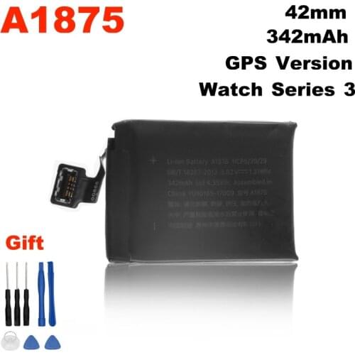 Original GPS Version A1875 Battery Real 342mAh For Apple watch 3 42mm Series 3 gps a1875 battery