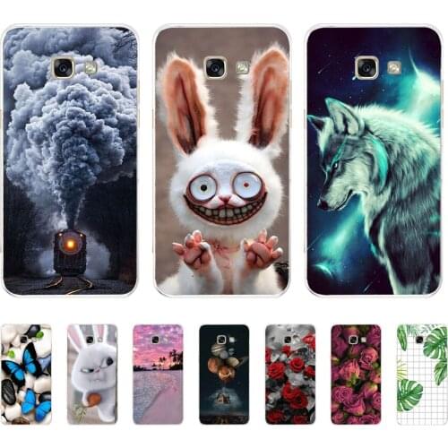 5.7" FOR Samsung A7 2017 Case TPU Soft Silicone FOR Samsung Galaxy A7 2017 Case Cover A720 A720F Phone Back Cover
