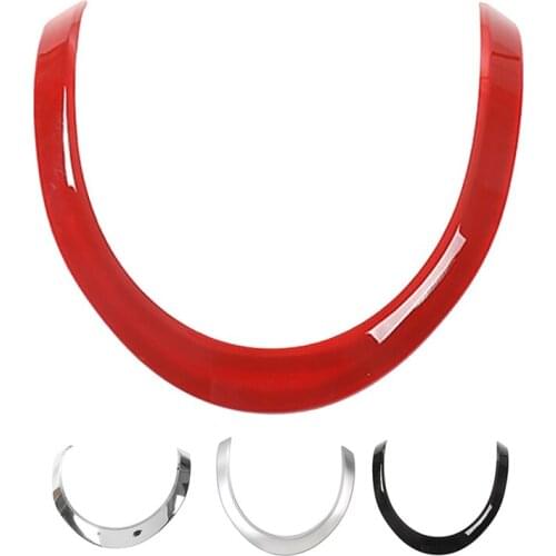 For Suzuki Jimny 2015-2017 Car Steering Wheel U-Shape Button Frame Decorative Cover Trim Car Styling