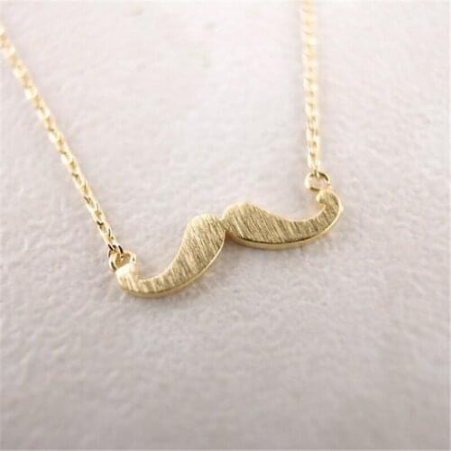 Fashion classic moustache pattern necklaces Color necklaces for women design chain of clavicle