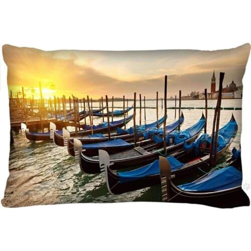 New Custom Venice Pillowcase Zippered Rectangle Pillow Cover Cases Size 45X35cm,40x60cm,45X75cm,50X75cm(Two sides)