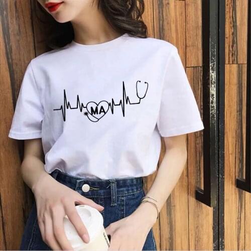 New for 2021 Summer Fashion T-shirt Women Print T shirt Cool Short Sleeve Female Tee Tops High Quality Printing Clothes