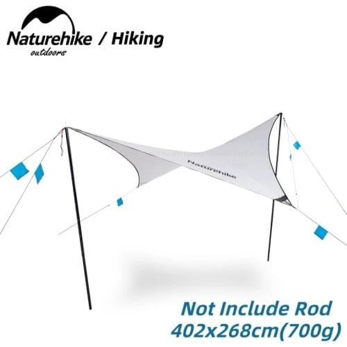 Naturehike Sun Shelter Camping Tent Tarp 700g Ultralight Portable 150D Rainproof Sunscreen Outdoor Awnings Travel Camping Hiking