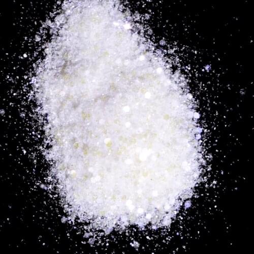 Iridescent Rainbow Candy Color Clear Light Purple Light Nail Glitter Mix Nails Sequins Hexagon Paillette For Nail Art Decoration