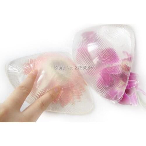 520gSwim Breast Form silicone brseast form made from a clear silicone which is water-resistant and dries quickly
