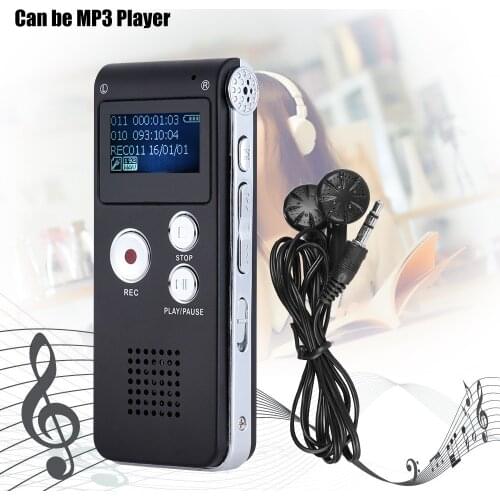 SK-012 8GB Voice Recorder USB Professional Dictaphone Digital Audio Voice Recorder With WAV MP3 Player VAR Function Record