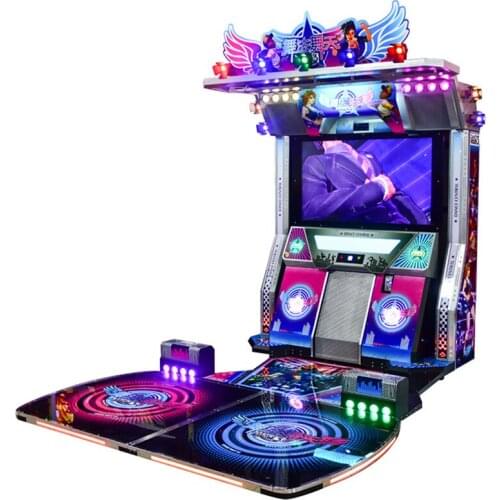 SQV shopping mall amusement Park Super music 2 players arcade vending dancing game machine