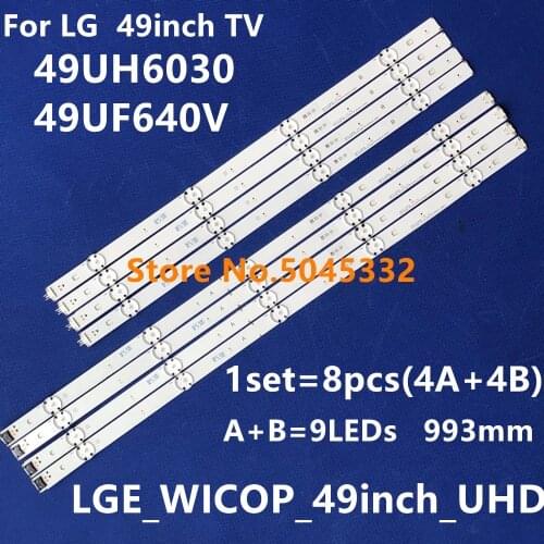 993MM LED TV Backlight for LG 49UH610A 49UH6100 49LF5100 49UH6030 49UF640V 49UF6407 49UF640 49LF510V LGE_WICOP_49inch_UHD