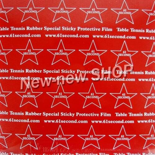 2x 61SECOND LIGHTNING DS Training Version Pips In Table Tennis Rubber with Sponge for table tennis racket