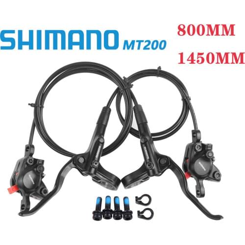 Shimano MT200 Hydraulic Brakes Bikes BR-BL-MT200 Brake MTB Bicycle Disc Brake clamp Mountain Brake pads M315 new model 2020