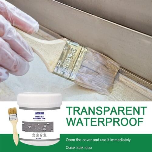 Waterproof Invisible Paste Sealant Mighty Paste Polyurethane Glue with Brush Adhesive Repair Glue for Roof Repair Broken Tool