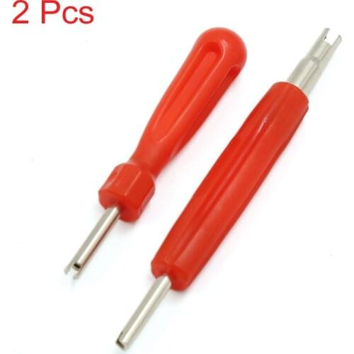 X Autohaux Truck Motorcycle Bicycle Bike Car Valve Stem Core Remover Tire Repair Tool 2Pcs