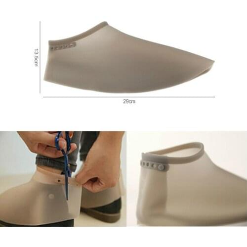 1 Pair Shatterproof Silicone Shoe Cover Barber Foot Covers Hair Stylist Shoe Cloth Dustproof Waterproof Cover for Hair Salon