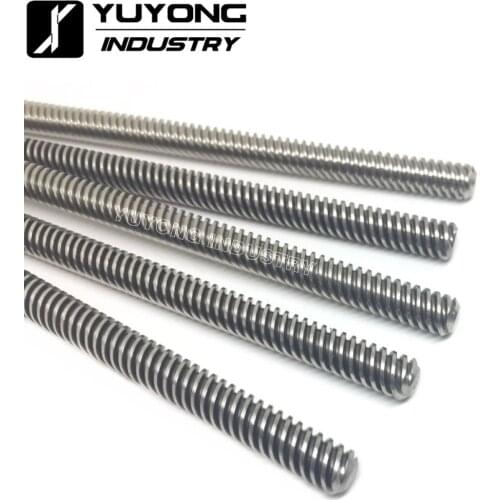 1pcs 290mm+1pcs 315mm+1pcs 455m Tr8*8-2p(4 starts) 8mm Metric Acme Lead Screw for Open MiniMill etc machine builds