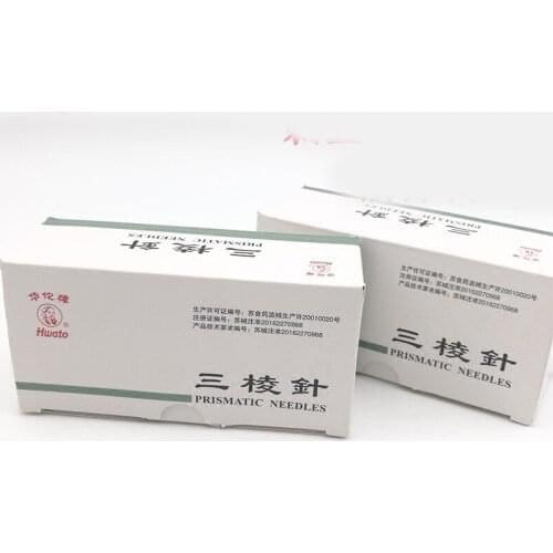 10 pcs 1.6mm/2.6mm prismatic needles acupuncture massage needle three edged needle