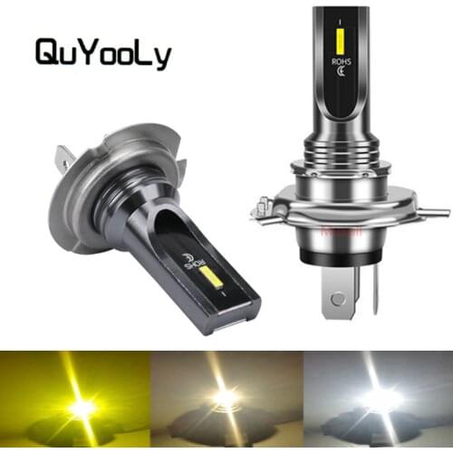 2Pcs 16000LM LED Car Headlight Bulbs H1 H3 H4 H7 H8 H9 H11 HB3 HB4 Headlamp For Cars Turbo Fog Bulbs 12V Light Car Accessories