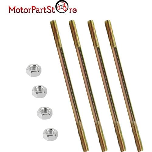 145MM Engine Cylinder Head Stud Bolts Nuts Fit Yamaha PW80 JS80PY LC80PY PY80 Jianshe Loncin Dirt Bike