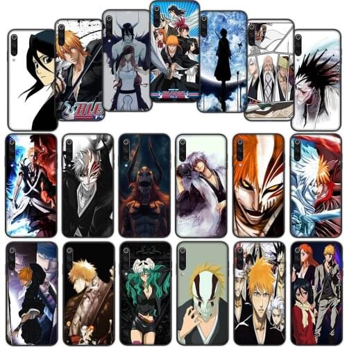 Bleach Ichigo Kurosaki Anime Soft Cover Case for Xiaomi Mi Note 10 Ultra A1 A2 Lite A3 Pro Max Pocophone F1