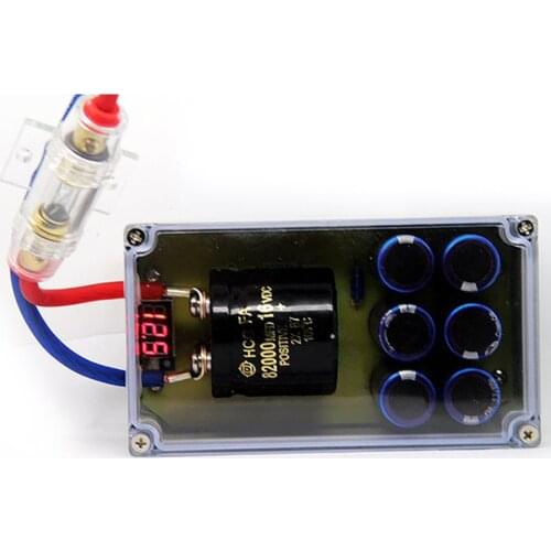 Digital Display Car Rectifier Automotive Electronic Rectifier Filter Automotive Power Modification Electronic Regulator 82000UF