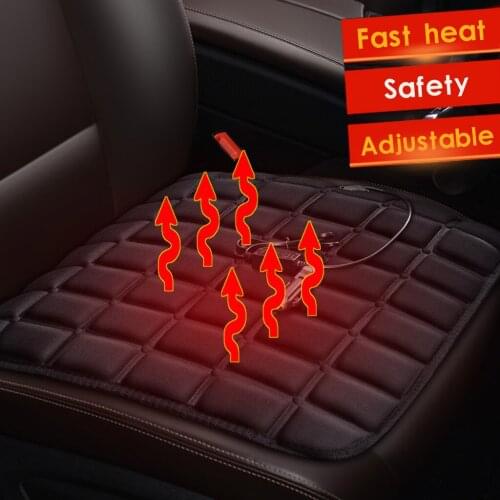 Bossnice 12V Car seat electric heating pad Heater Warmer Auto seat heating pads Winter Household Cushion Universal Winter Supply