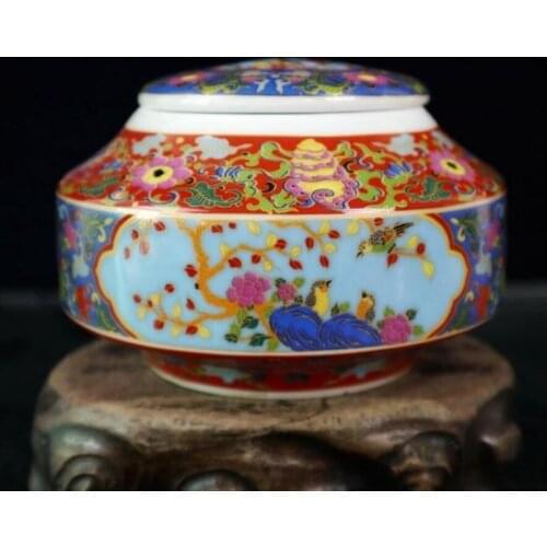 China seiko ceramic Tea cans crafts statue