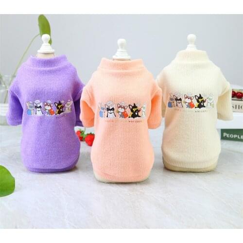Cute Pet Dog Sweater Coat Winter Dog Clothes Cat Puppy York Chihuahua Pomeranian Poodle Bichon Schnauzer Dog Outfit Pet Clothing