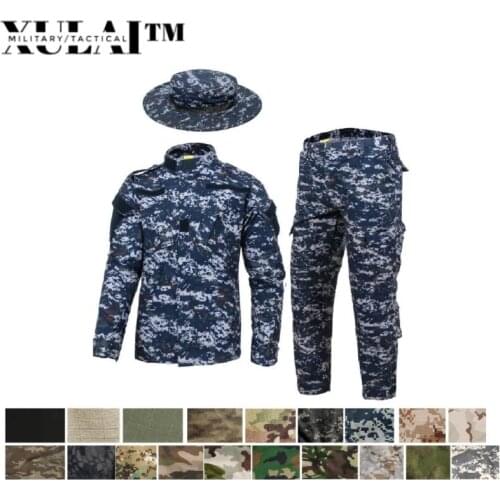 10 Colors Wholesale In-Stock Woodland Camouflage ACU Military Uiforms Tactical Uniform