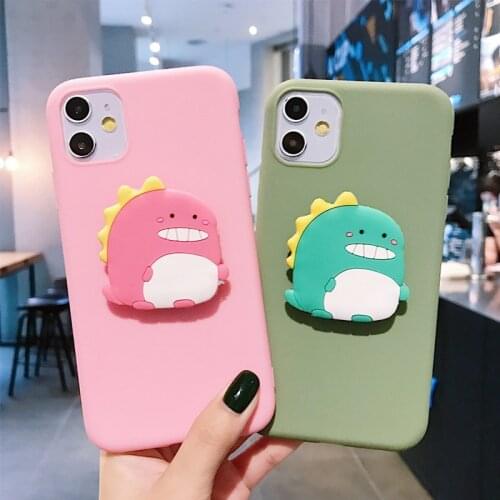 3D Cute Cartoon Dinosaur soft case For Samsung Galaxy A50 A70 A10S A20 A30S A40 A01 A21S A31 A41 A51 A71 A81 A10E M31 M21 Cover