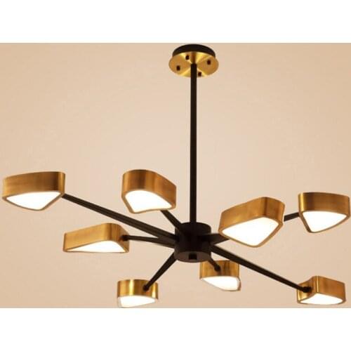 Nordic Style Lamps and Lanterns Living Room Chandelier Modern Minimalist Bedroom Dining Room Light Luxury Atmospheric Chandelier