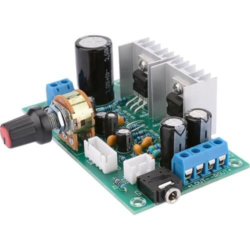 AIYIMA Mini TDA2030 Dual Channel Power Amplifier Board 15W+15W Audio Amplifier Amplificador For Home Sound Theater DIY
