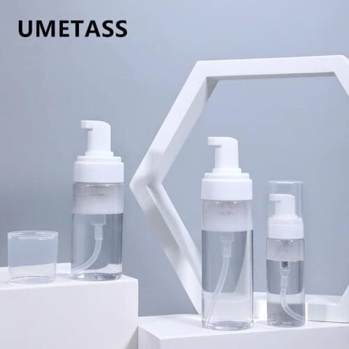 UMETASS Portable Foam Bottle Empty Pump Clear Bottle Lotion shampoo Dispenser Hot koop Refillable Bottles 1PCS