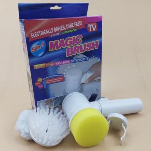 Housework 5 In 1 Bathtub Electric Cleaning Brush Bathtub Brush Dust Cleaning Brush