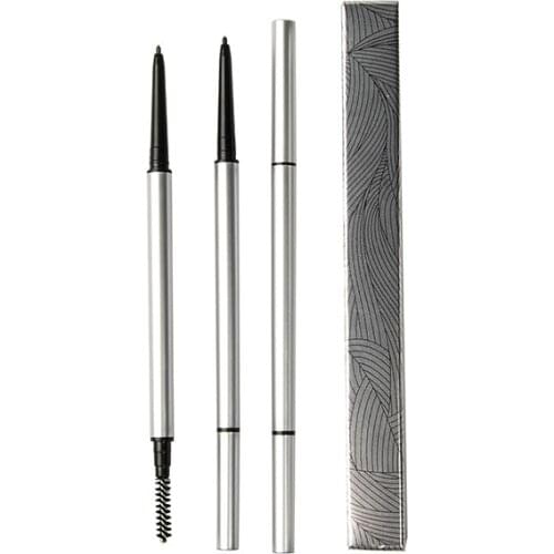 Thin Pigmented Makeup Double Ended Eyebrow Pencil Waterproof Long Lasting Multi colors Rotating Eyebrow Pen Custom Private Label