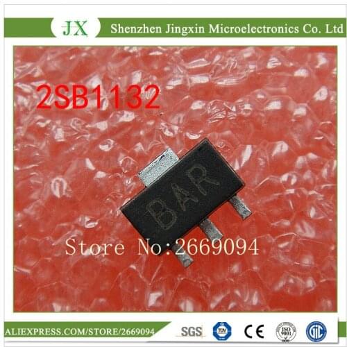 20pcs/bag 2SB1132 BAR SOT-89 1A / 32V PNP SMD transistor