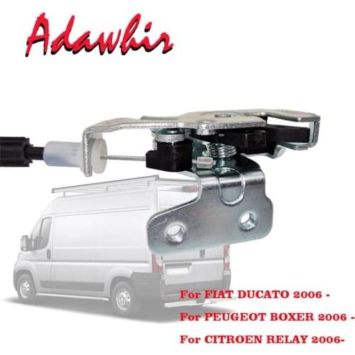 Car Rear Lower Left Door Lock Catch Cable for Fiat Ducato for Peugeot Boxer for Citroen Relay 1345734080 1379732080