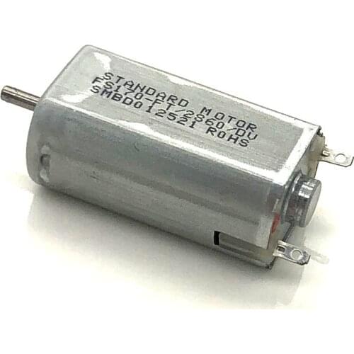High Speed 170 Mini Motor Electric DC 1.2V-6V High Speed 3300-15700rpm Motors 3V DIY Engine Replace Shaver Model FS170-FT/2860