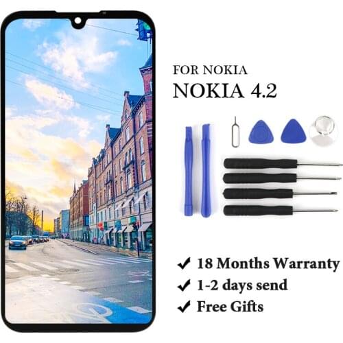 For Nokia 4.2 TA-1184 TA-1133 TA-1149 LCD Display Touch Screen Digitizer Assembly Phone Replacement Spare Part With Tool
