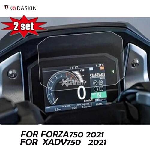 2 Set of Motorcycle TPU Dashboard screen Instrument Protection For Honda Forza750 XADV750 forza 750 2021 Accessories