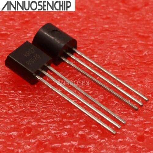 5PCS BS170 MOSFET N-CH 60V 500MA TO-92 NEW
