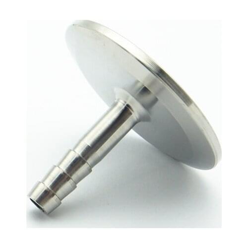 8mm Hose Barb x 50.5mm Ferrule OD 304 Stainless Steel Hex Sanitary Weld Ferrule Connector Pipe Fitting Fit 1.5" Tri Clamp