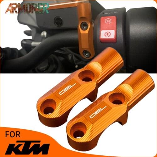 Motorcycle Mirror Adapter For KTM 790 Adventure/R Handlebar Mirror Mount Holder Bracket Clamp 790adventure 790adv 2019 2020