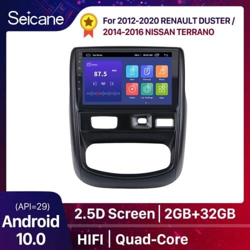 Seicane 9 Inch Android 9.0 DSP IPS Car GPS Navi Radio for 2012-2020 RENAULT DUSTER / 2014-2016 NISSAN TERRANO support Carplay