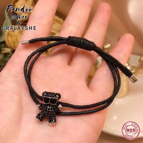 CRALAYSHE Black Bracelets