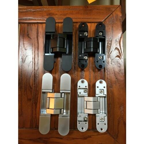 Wooden Flush Doors Adjustable Concealed Hinge zinc alloy hinges adjutable after installed aluminum frame hinge