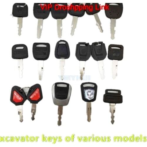 For Liugong Excavator Accessories Ignition Switch Key Ignition Key Universal Excavator Key Quality Excavator Accessories