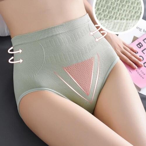 Women Underpants Solid Color Butt Lift Panties Plus Size Waist Tight Underwear Sleeping нижнее белье женское