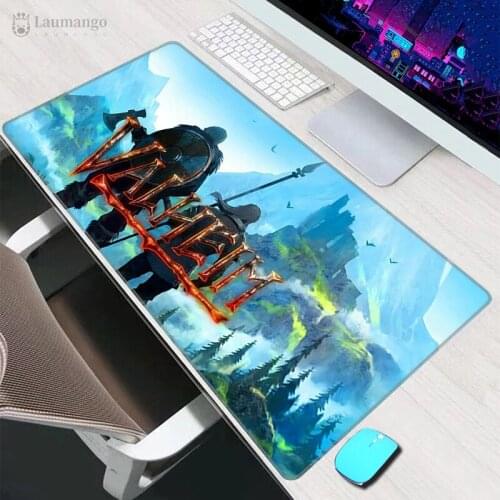 Valheim Mouse Pad Large 90x40cm Rubber Table Gaming Accessories Mousepad Gamer Computer Desk Keyboard Mat For CSGO DOTA Mausepad