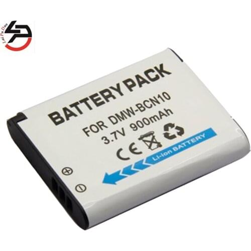 Laipuduo 3.7v 900mah 100% brand new Replacement Camera Battery For Panasonic DMW-BCN10 DMW-BCN10E DMW-BCN10PP